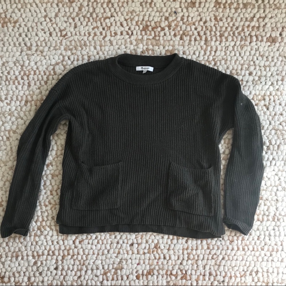 Forest green Madewell sweater